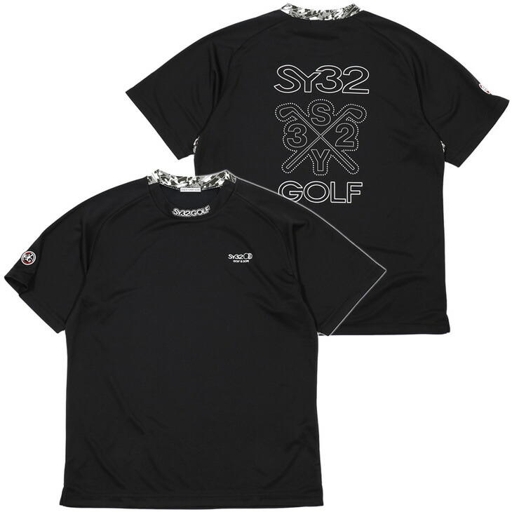 【SY32 GOLF】 モックネックTee GRAPHIC POINT MOCK　0715｜セレクトショップ Door