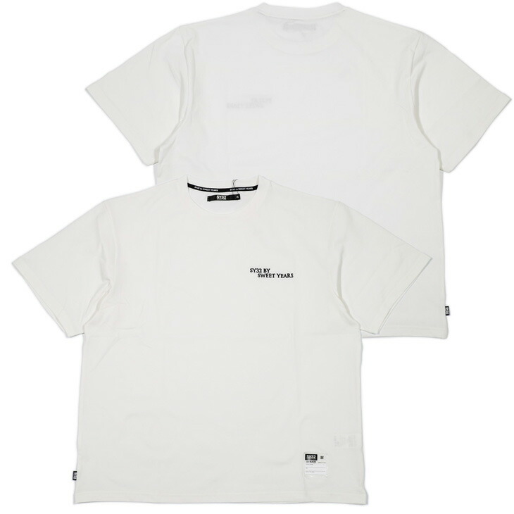 【 SY32 by SWEETYEARS】半袖Tシャツ MULTI LOGO TEE　04007