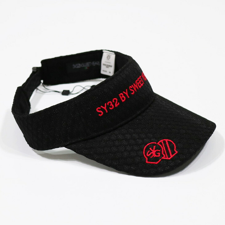 【SY32 GOLF】 サンバイザー MESH EMB SUN VISOR　040020