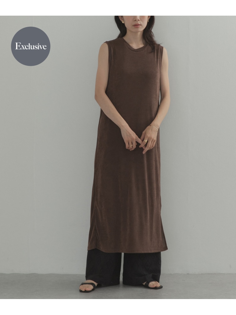 『別注』Audrey and John Wad&times;DOORS シャイニーベアフライスワンピース URBAN RESEARCH DOORS アーバンリサーチドアーズ ワンピース・ドレス ワンピース カーキグリーン ブラウン【送料無料】[ Fashion]｜URBAN RESEARCH DOORS／ドアーズ