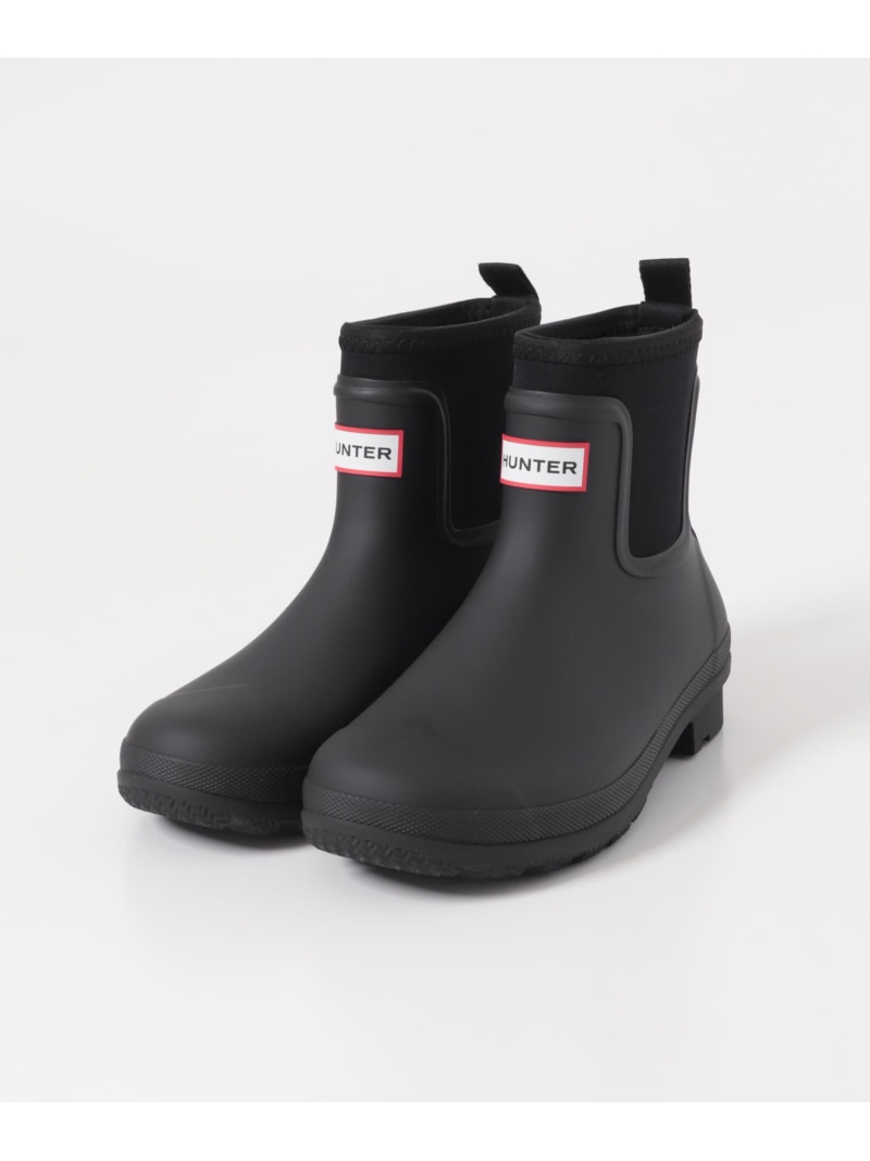 HUNTER NEOPRENE CHELSEA BOOT URBAN RESEARCH DOORS アーバンリサーチドアーズ シューズ・靴 レインシューズ・ブーツ ブラック【送料無料】[ Fashion]｜URBAN RESEARCH DOORS／ドアーズ