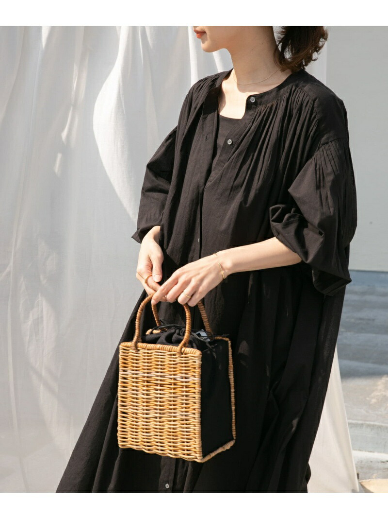 コットンボイルギャザーワンピース Doors アーバンリサーチドアーズ ワンピース ワンピースその他 ベージュ ホワイト ブルー ブラック 送料無料 Rakuten Fashion Napierprison Com