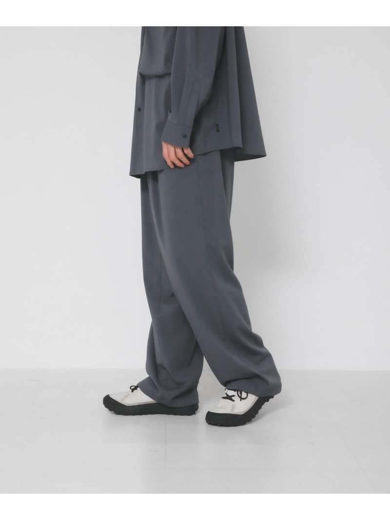 『UVカット/静電気防止/イージーケア』SMOOTH WOOLYLIKE EZトラウザー EKAL アーバンリサーチドアーズ パンツ その他のパンツ ブラック グレー ブラウン【先行予約】*【送料無料】[ Fashion]｜URBAN RESEARCH DOORS／ドアーズ