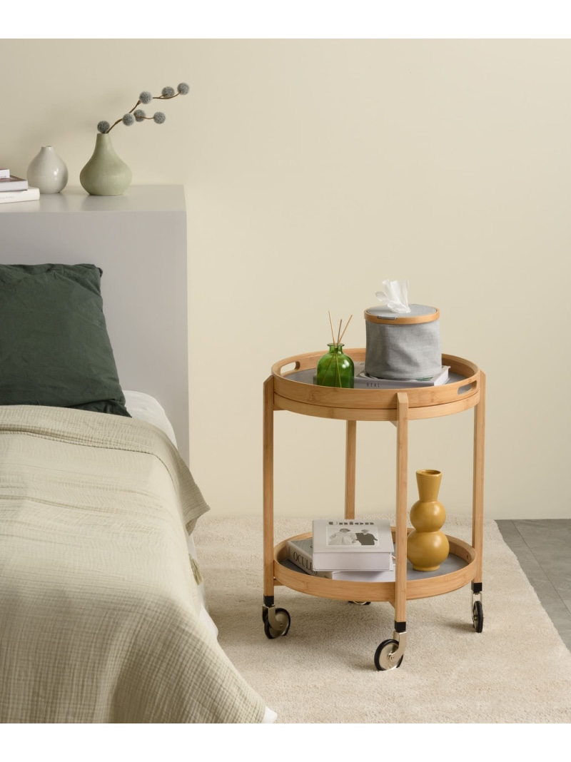 Gudee ROCA 2tier bar cart round URBAN RESEARCH DOORS アーバンリサーチドアーズ 福袋・ギフト・その他 その他 ホワイト【送料無料】[ Fashion]