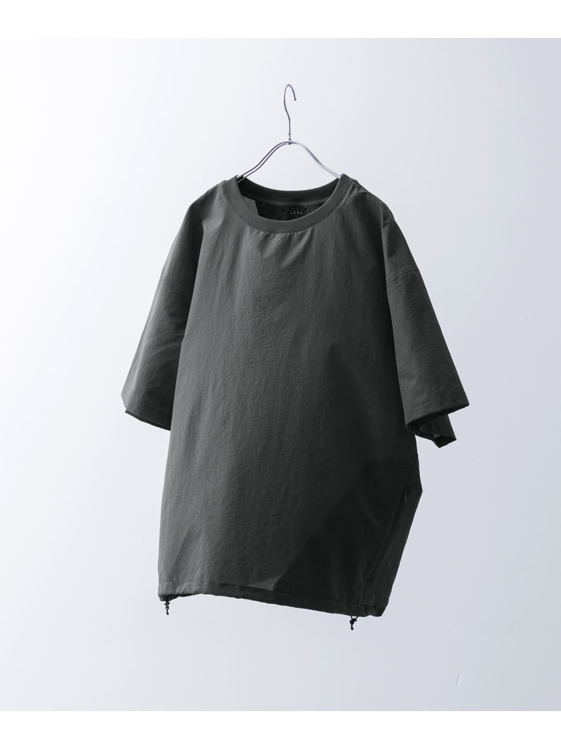 『吸水速乾/通人となり/軽さ』DOT AIR SHORT-SLEEVE PULLOVER EKAL アーバンリサーチドアーズ トップス カットソー・ティーシャツ 黒いこと 米国海軍 赤銅色 薄墨色【貨物輸送無料】[ Fashion]