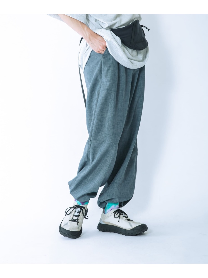 【SALE／30%OFF】『UR TECH DRYLUXE/吸水速乾/接触冷感』ハイツイストトラウザー EKAL アーバンリサーチドアーズ パンツ その他のパンツ グレー ネイビー【RBA_E】【送料無料】[ Fashion]｜URBAN RESEARCH DOORS／ドアーズ