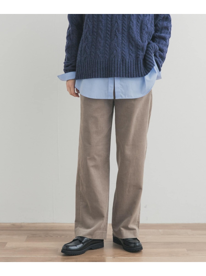 【SALE／40%OFF】『UR TECH』コーデュロイイージーパンツ URBAN RESEARCH DOORS アーバンリサーチドアーズ パンツ その他のパンツ ホワイト【RBA_E】【送料無料】[ Fashion]