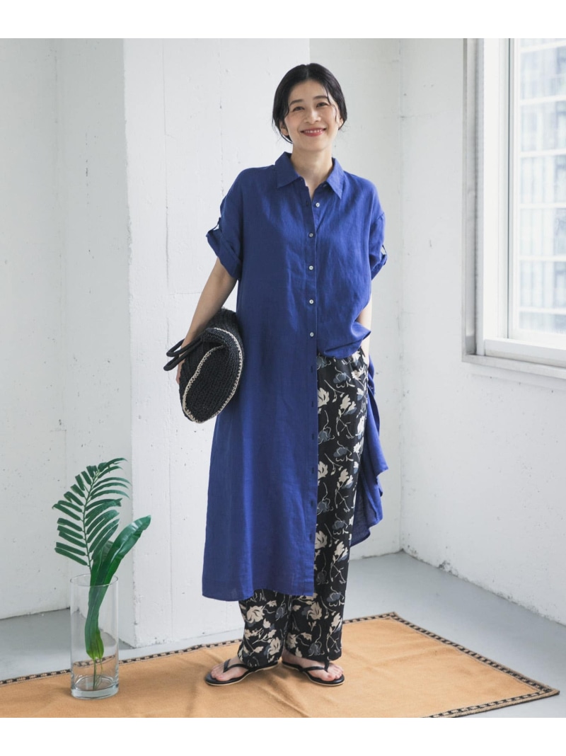 リネン半袖プルオーバー衣装 URBAN RESEARCH DOORS アーバンリサーチドアーズ 衣装・御召しもの 衣装 黒いこと【貨物輸送無料】[ Fashion]