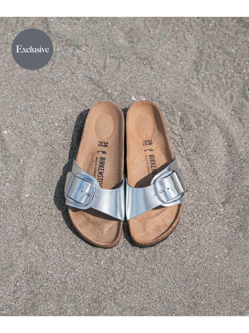 BIRKENSTOCK EXCLUSIVE MADRID METALLIC URBAN RESEARCH DOORS アーバンリサーチドアーズ シューズ・靴 サンダル ゴールド しろがね色【此れから取って置く】*【貨物輸送無料】[ Fashion]