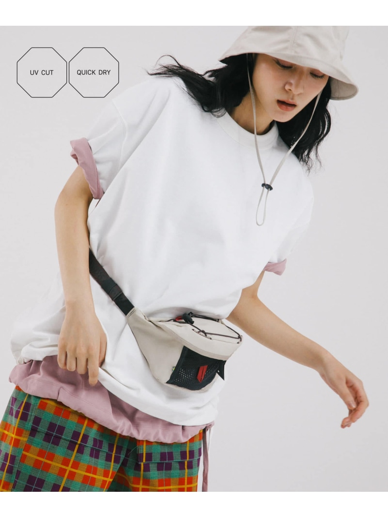 DRY OUT LOOSE FIT T-SHIRTS EKAL アーバンリサーチドアーズ トップス カットソー・Tシャツ ブラック ピンク ホワイト【送料無料】[ Fashion] 6,336円