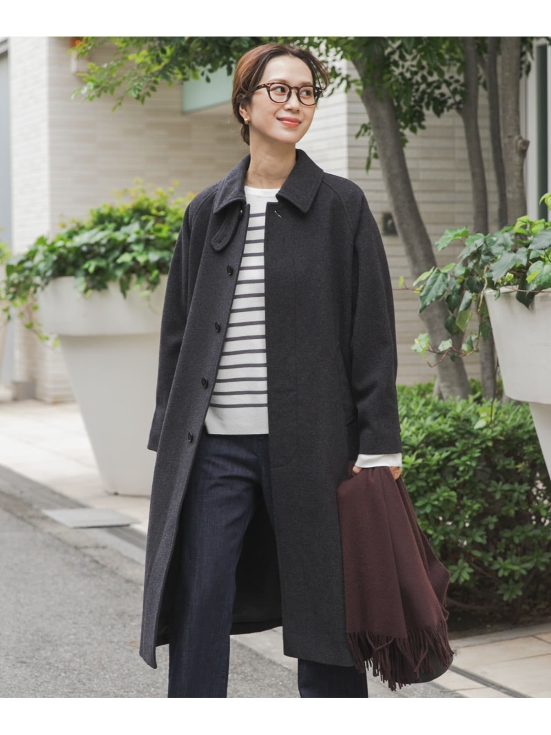 【SALE／50%OFF】羊毛100バルマカーンコート URBAN RESEARCH DOORS アーバンリサーチドアーズ ジャケット・アウター 余分の物のジャケット・アウター 薄墨色【RBA_E】【貨物輸送無料】[ Fashion]