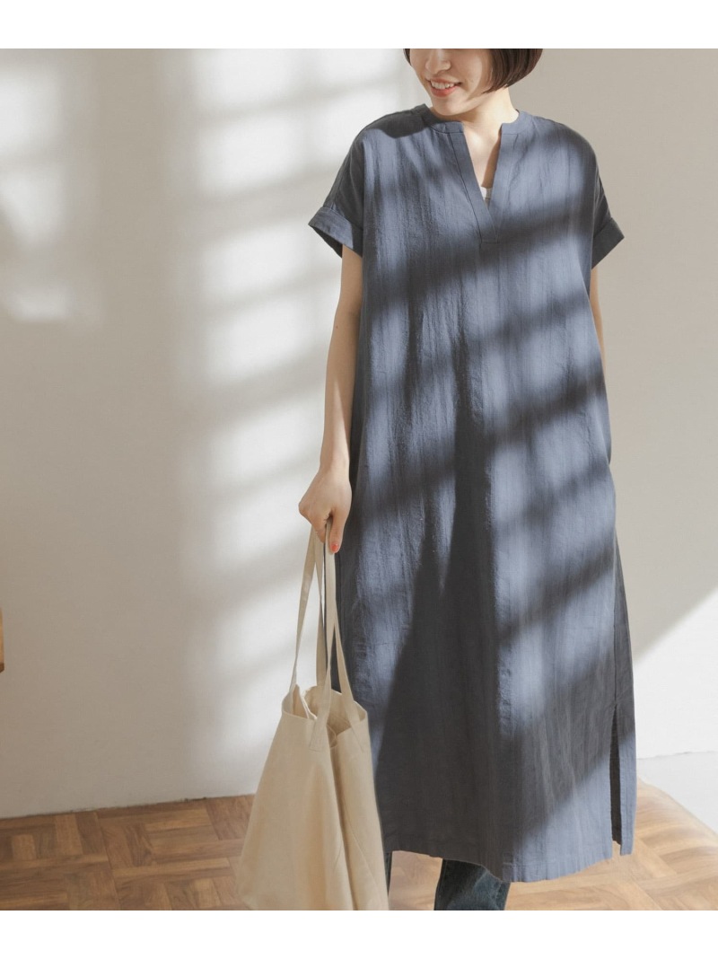 Fork Spoon 任意ヘリンボン手懸かり喉首一薄切 Doors アーバン査問ドアーズ ワンピース ワンピースそのどこかよそに 青 ネグロ ベージュ 貨物輸送無料 Rakuten Fashion Biscochohaus Com