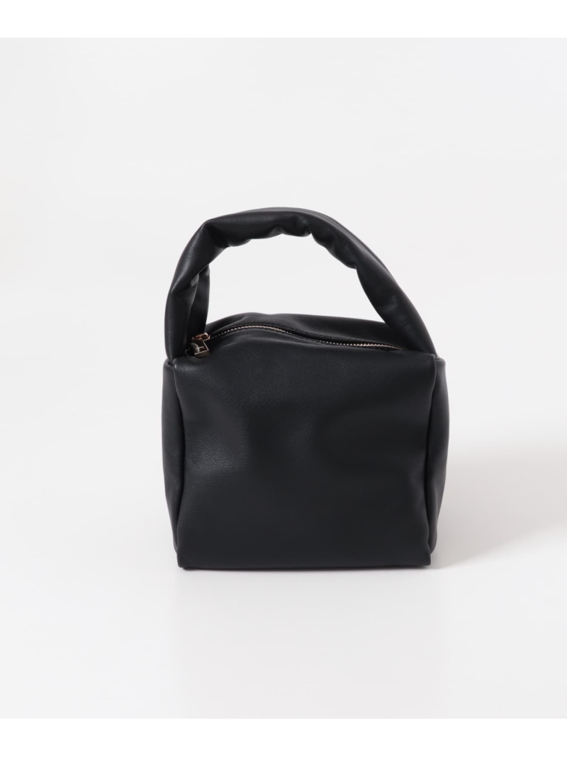 【SALE／40%OFF】AULENTTI puff cube bag URBAN RESEARCH DOORS アーバンリサーチドアーズ バッグ ハンドバッグ ブラック【RBA_E】【送料無料】[ Fashion]