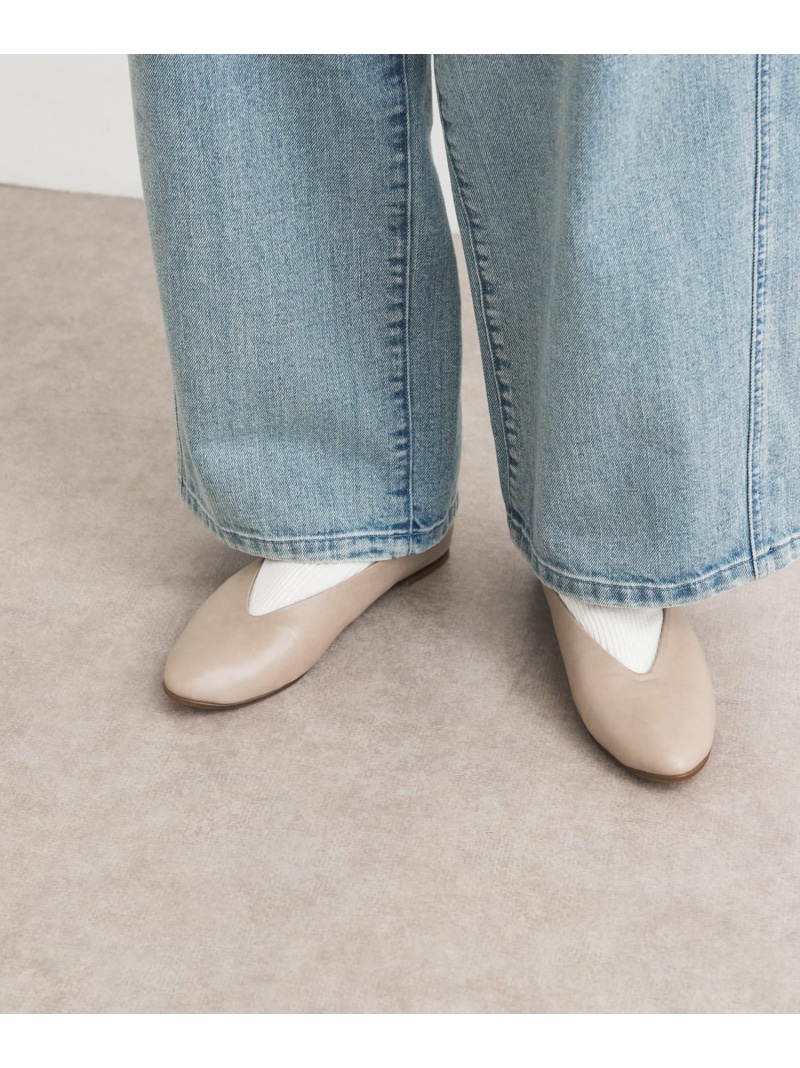 【SALE／10%OFF】Vカットパンプス URBAN RESEARCH DOORS アーバンリサーチドアーズ シューズ・靴 パンプス ブラック ブラウン シルバー【RBA_E】【送料無料】[ Fashion]