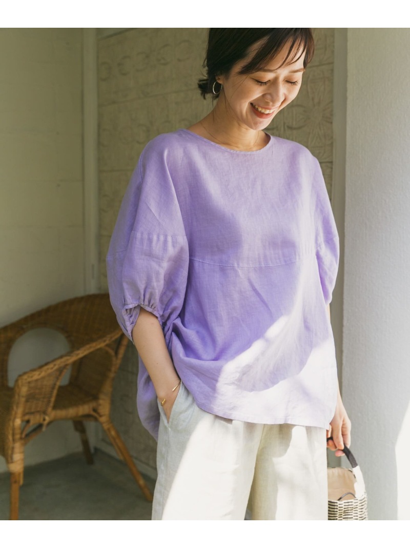 SALE／30%OFF】リネンバルーンスリーブブラウス DOORS アーバン 