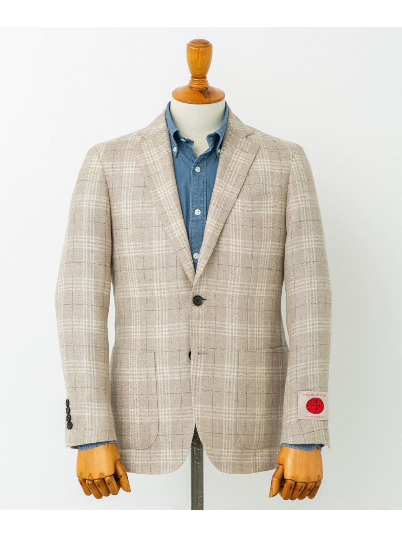 【SALE／30%OFF】LIFE STYLE TAILOR MARLING&EVANS JACKET URBAN RESEARCH DOORS アーバンリサーチドアーズ ジャケット・アウター テーラードジャケット・ブレザー ベージュ【RBA_E】【送料無料】[ Fashion]｜URBAN RESEARCH DOORS／ドアーズ