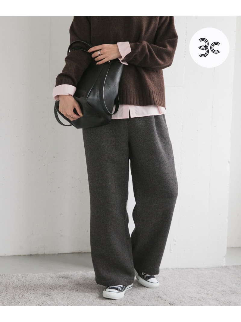 【SALE／40%OFF】『仁村紗和さん着用』『UR TECH』完声/暖タックイージーパンツ URBAN RESEARCH DOORS アーバンリサーチドアーズ パンツ その他のパンツ グレー【RBA_E】【送料無料】[ Fashion]