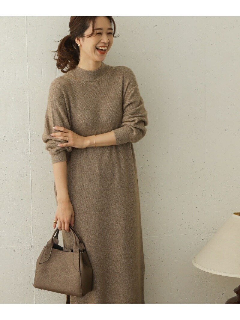 楽天市場 Rakuten Fashion 畦モックネックニットワンピース Doors アーバンリサーチドアーズ ワンピース ワンピースその他 ベージュ ブラック 送料無料 Urban Research Doors ドアーズ