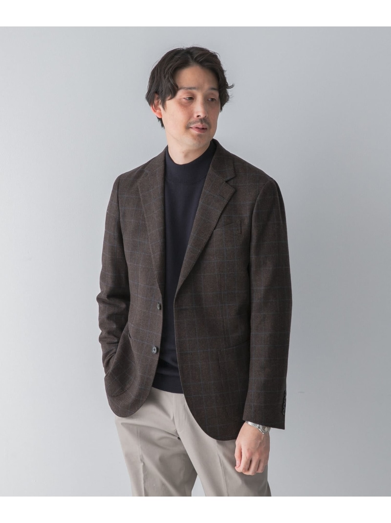 【SALE／47%OFF】LIFE STYLE TAILOR オーバーペンツイードジャケット URBAN RESEARCH DOORS アーバンリサーチドアーズ ジャケット・アウター テーラードジャケット・ブレザー ブラウン【RBA_E】【送料無料】[ Fashion]｜URBAN RESEARCH DOORS／ドアーズ