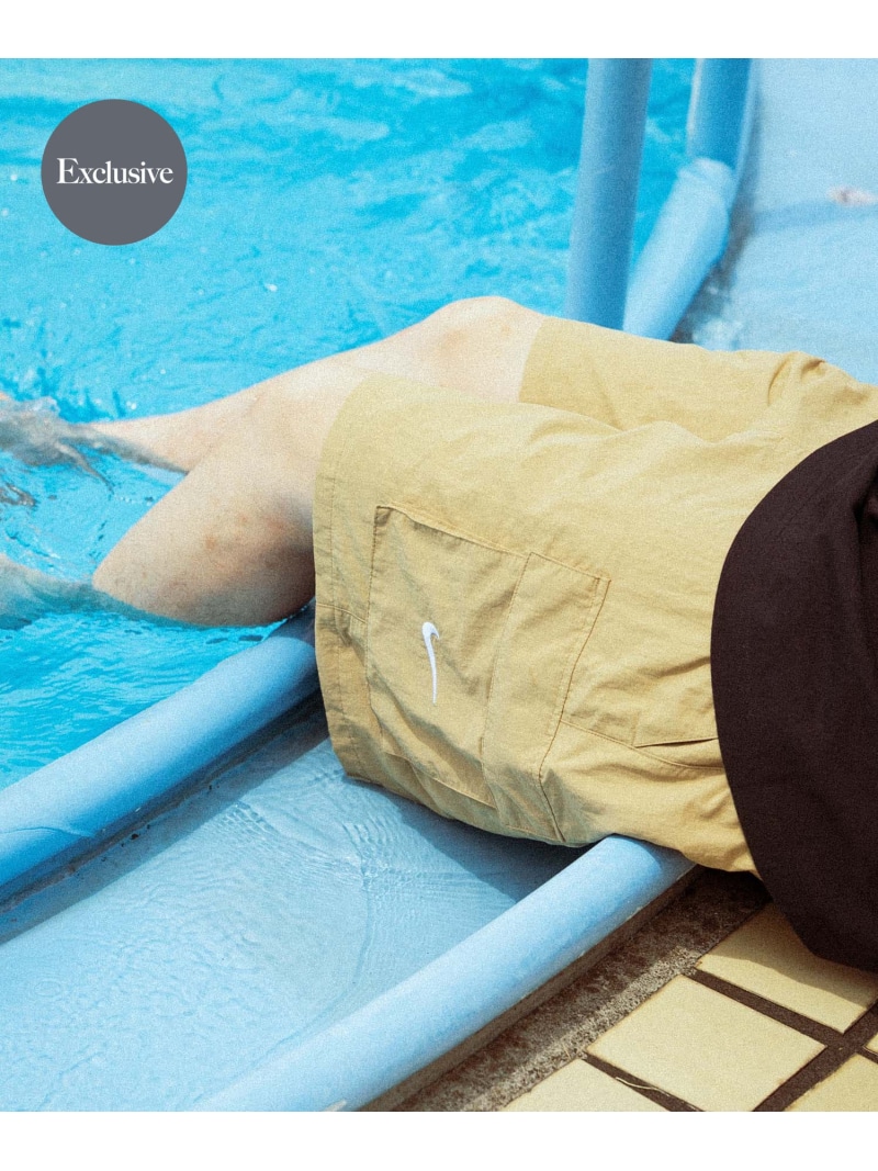 NIKE SWIM EXCLUSIVE 9ヴォレーさる股引き URBAN RESEARCH DOORS アーバンリサーチドアーズ 海水着・スイムグッズ 海水着 薄墨色 ベージュ 黒いこと 米国海軍【此れから取って置く】*【貨物輸送無料】[ Fashion]