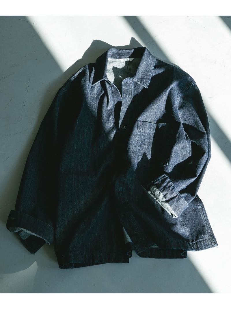 デニムシャツカバーオール URBAN RESEARCH DOORS アーバンリサーチドアーズ ジャケット・アウター デニムジャケット ブラック【先行予約】*【送料無料】[ Fashion]｜URBAN RESEARCH DOORS／ドアーズ
