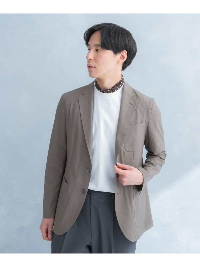 【SALE／30%OFF】LIFE STYLE TAILOR ライトメッシュイージージャケット URBAN RESEARCH DOORS アーバンリサーチドアーズ ジャケット・アウター テーラードジャケット・ブレザー ベージュ ネイビー【RBA_E】【送料無料】[ Fashion]｜URBAN RESEARCH DOORS／ドアーズ