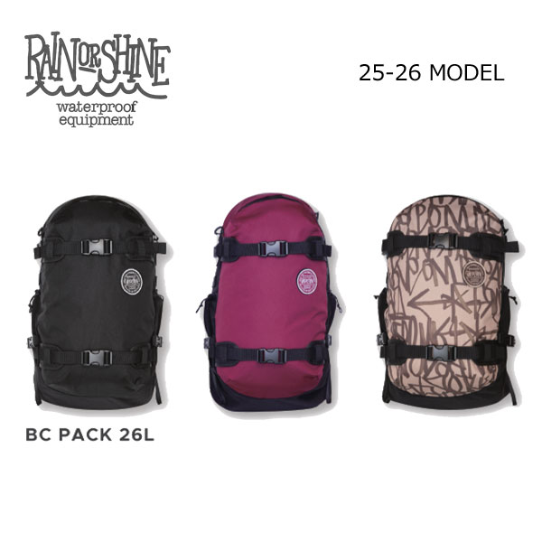 RAIN OR SHINE BC PACK 26L レインオアシャイン BCパック バック