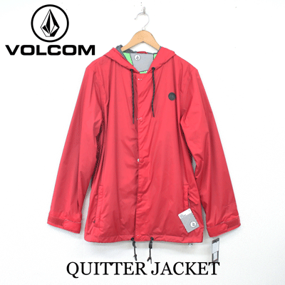 【VOLCOM ボルコム】QUITTER JACKET-メンズスノーボードジャケット- カラーRED(赤)(ボルコム スノーボード ウェア ジャケット SALE セール)｜dope snowboard shop