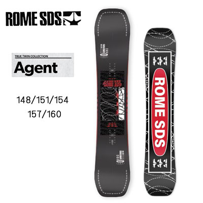 ローム スノーボード ROME SDS AGENT 157cm-