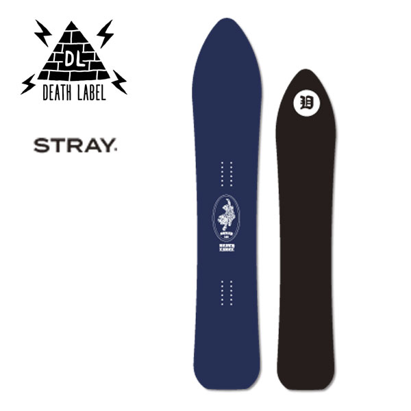 26-27モデル予約商品【DEATH LABEL デスレーベル】メンズ 板 スノーボード STRAY ストレイ サイズ: 166cm 形状 ディレクショナル (DEATHLABEL カーヴィング キレ パウダー フリーライド 深雪)