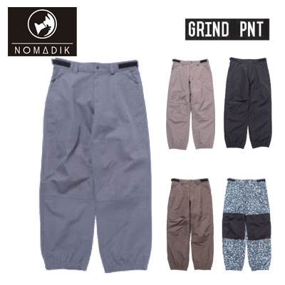 【NOMADIK ノマディック】スノーボード ユニ一発やる 御召しもの GRIND PNT グラインドパンツ(定め事品 スノボ 國母 和宏 工藤 洸平 jacket kazu kokubo pant 23/24 太目 一般受け)