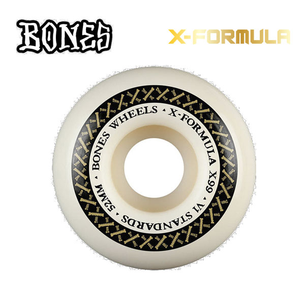 BONES ボーンズ スケートボード ウィール X-FORMULA V1 99A 52mm 53mm スケボー WHEEL ハード street|dope snowboard shop