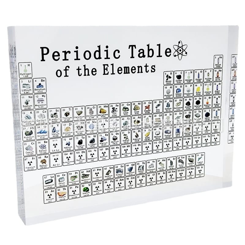 楽天市場】元素周期表 印刷バージョン 83種 アクリルガラス製 卓上 化学 科学 覚える インテリア プレゼント : Kingyama楽天市場店