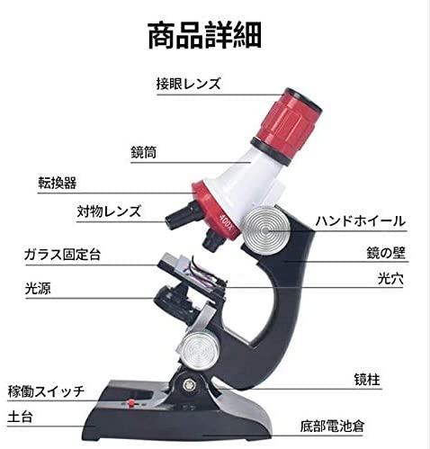 ミクロスコープ 小学生 洟垂れ 顕微鏡 初心者顕微鏡ひとまとまり 倍率変移適切 ひな形 初心者使い方 けんびきょう 科学の科目 薫陶遊道具 高性能 顕微鏡 こども 試験セット Hotjobsafrica Org