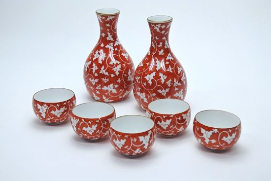 楽天市場】有田焼 錦南蛮 半酒器 酒器セット 徳利 300cc 2合 おちょこ