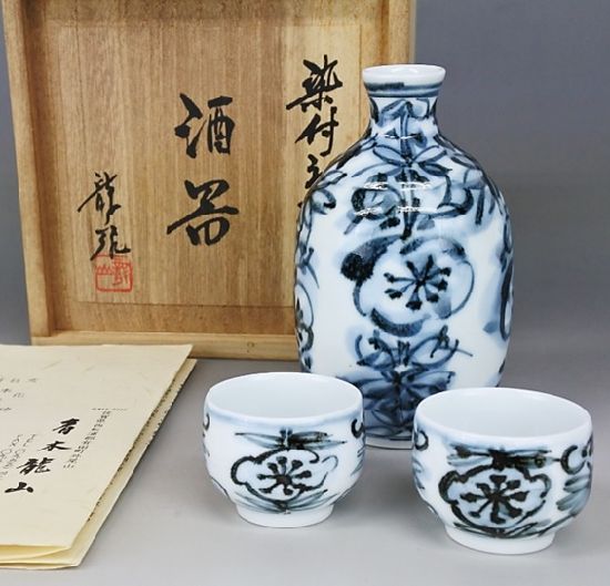 楽天市場】深川製磁 赤富士 二人具酒器揃 0710-001 日本酒 記念品