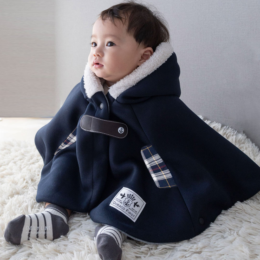 ランキング1位入賞】 ベビー ポンチョ 上質素材 【名入れ刺繍