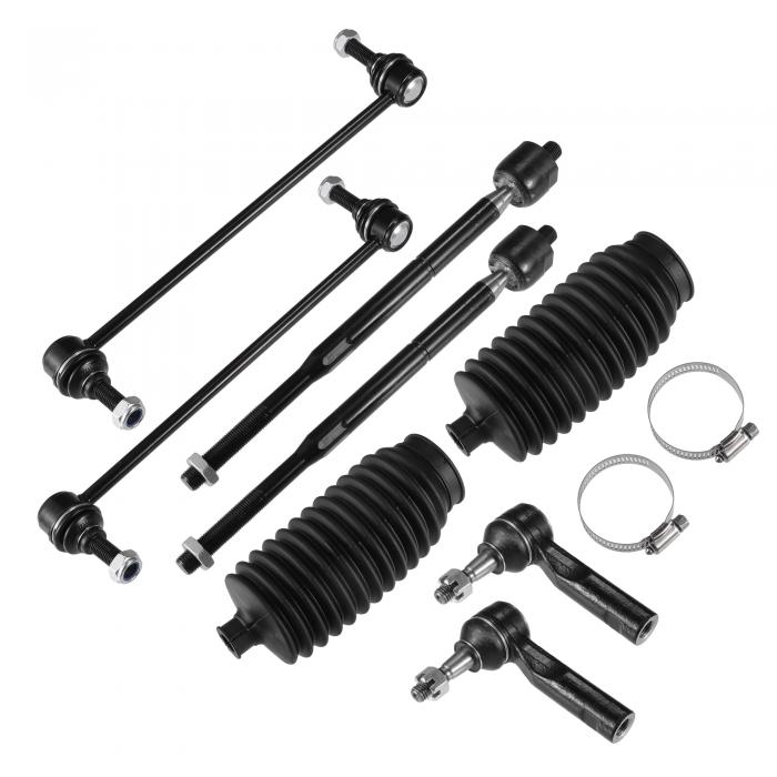 xAUTOHAUxChevroletに対応コバルト2005-2010用8個セットフロントインナーアウタータイロッドスウェイバーリンク No.K80252/ES800030