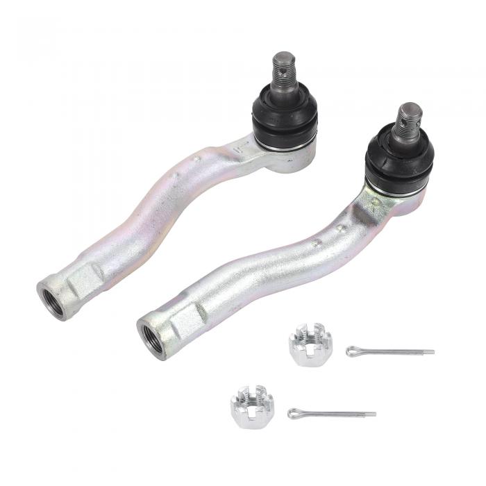 xAUTOHAUxToyotaに対応ランドクルーザー1998-2002　Lexusに対応 LX470用のフロントアウタータイロッドエンドキットサスペンションステアリングタイロッドエンド2個セットNo.4504769100/4504669195