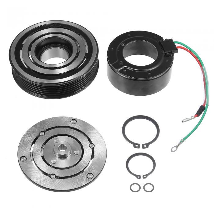 X AUTOHAUX ACコンプレッサークラッチセット Hon daに対応 Civic 1.7Lに対応 2001 2002 2003 2004 2005 A/Cクラッチ修理アセンブリ 交換 番号38810P2FA01