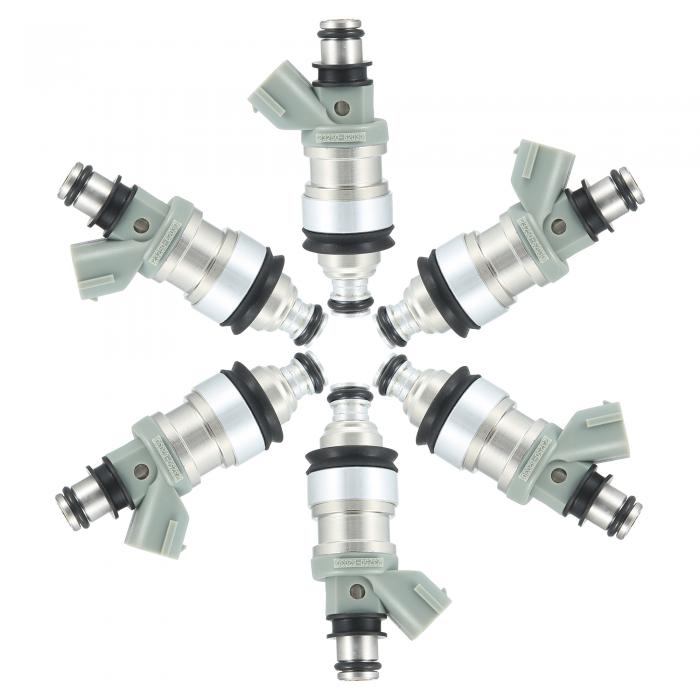 uxcell 燃料インジェクターノズル To yotaに対応 T100 3.4L TA- Coma 4Runner TA- Coma 3.4Lに対応 ES300 Camry 3.0Lに対応 23209-62030 842-12183 FJ180 6個