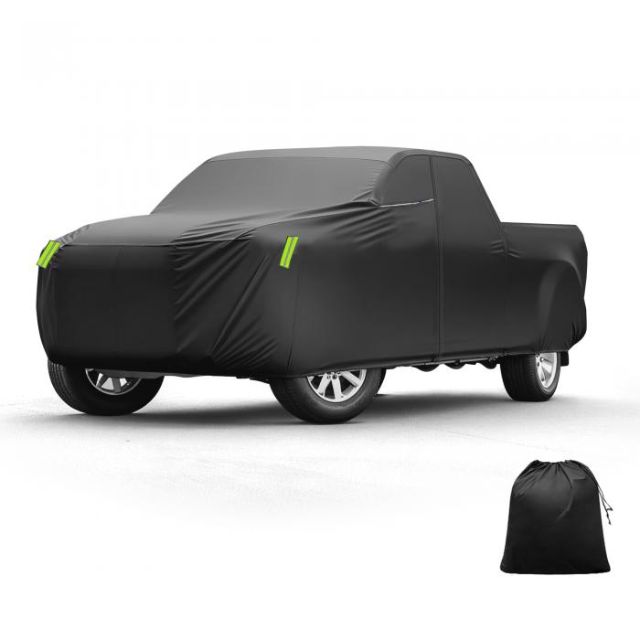 X AUTOHAUX 防水車カバー 210D-PU 車用雹対策車カバー 636*172*187cm 車ボディカバー 自動車カバー 日焼け防止 梅雨対策 防炎 防塵 雪/強風/黄砂対策 トラック用