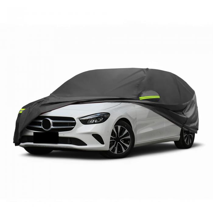 X AUTOHAUX メルセデスに対応・ベンツに対応 B-クラス W246 W247 2011-2022 210D-PU アウトドアフルカーカバー オールウェザー 防風 日焼け防止 ドライバードアジッパー付き｜ドラゴンマーツ