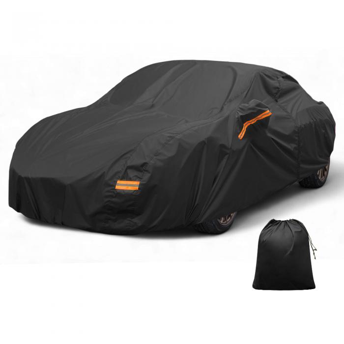 X AUTOHAUX 車カバー アウトドア 防水 日光 雪 雹 保護 左側ドア ジッパー 210D-PU Toyotaに対応 GR86｜ドラゴンマーツ 8,554円