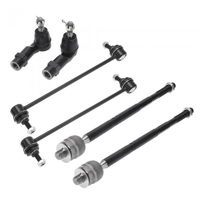 X AUTOHAUX ダッジに対応ダート2013-2016用フロントサスペンションキットインナーアウタータイロッドエンドフロントスウェイバーリンク6個