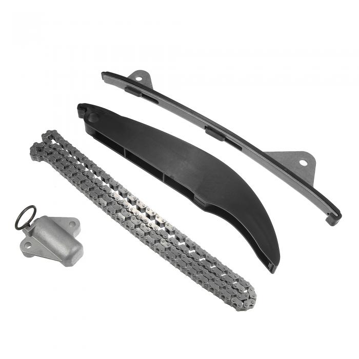 X AUTOHAUX タイミングチェーンキット Hyundaiに対応 Elan-tra 2011-2020 No.24410-2E000 金属 プラスチック シルバートーン ブラック 1 セット