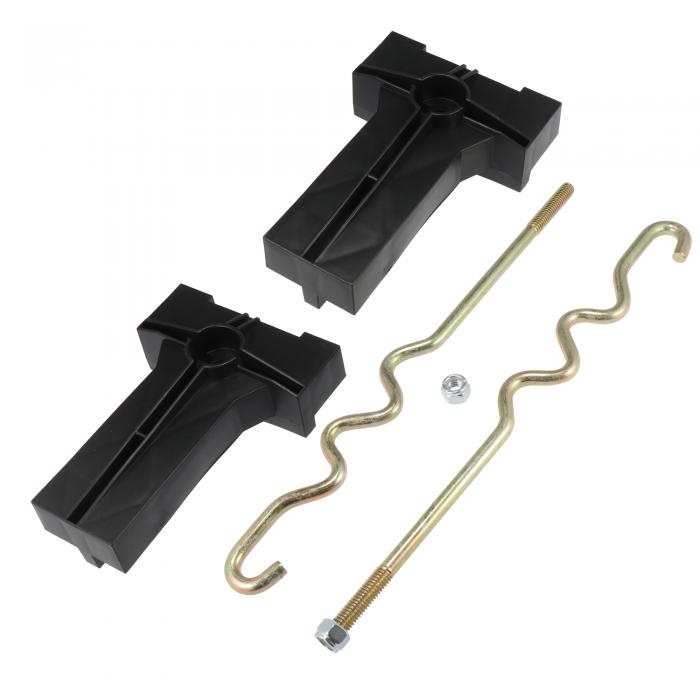 X AUTOHAUX ゴルフカートバッテリーホールドダウンプレートロッドナットキット Club Carに対応 Precedentに対応 2008.5-Upに対応 ゴルフカート 103374801 103357701