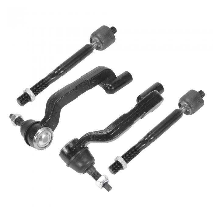 X AUTOHAUX Chryslerに対応300 2011 5.7LおよびDodgeに対応チャージャー2011-2014用のサスペンションステアリングタイロッドエンドのフロントインナーアウタータイロッドエンドキット
