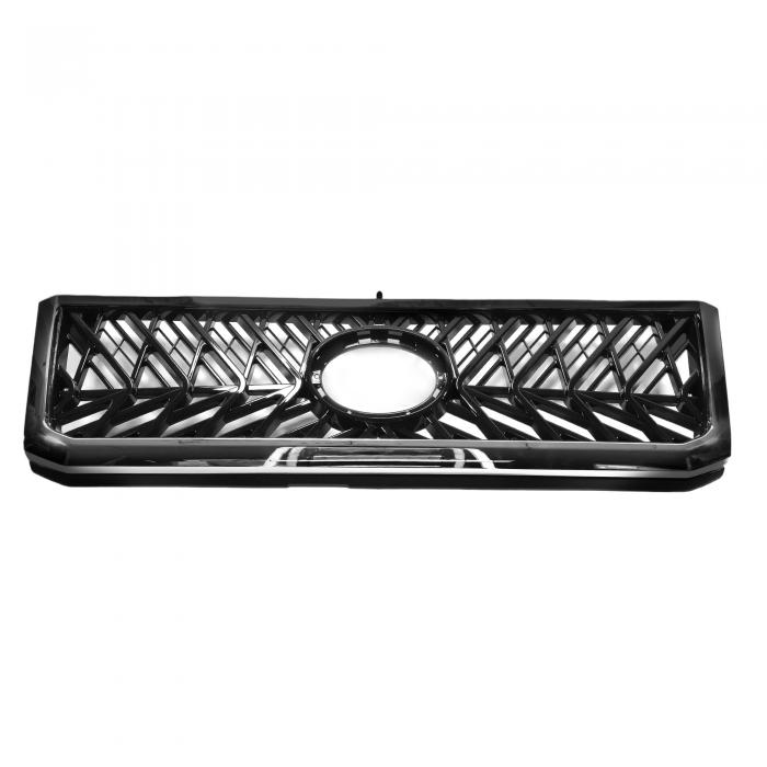 X AUTOHAUX トヨタに対応ランドクルーザーFJ79 2007-2012用フロントアッパーバンパーグリルグリルフェイスリフトTRDブラック