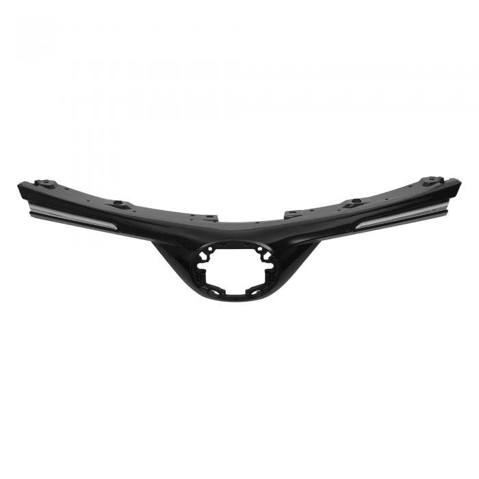 X AUTOHAUX No.531010R130 Toyotaに対応RAV4 LE 2016-2018用フロントアッパーフードバンパーグリル グリル ブラ ック